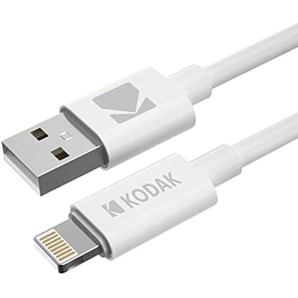 USB-kabel - KODAK - Hvid - Grænsefladetypen: USB - Flash-hukommelse