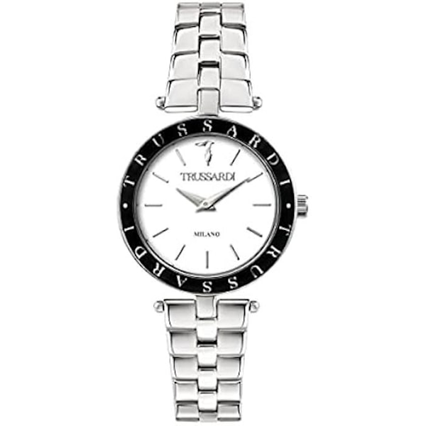 Naisille tarkoitettu kello - TRUSSARDI - T-Shiny - Kvartsikello - Ruostumatonta terästä - 34mm Valkoinen Vit