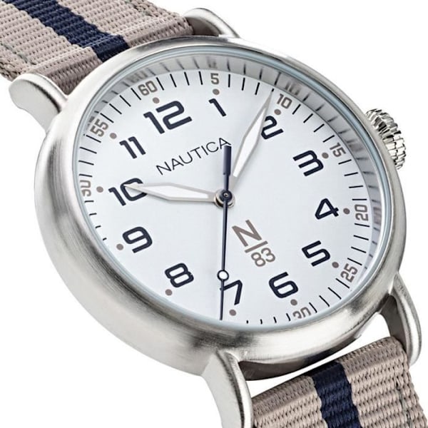 Montre Nautica N83 Wakeland NAPWLF921 Quartz Miehet - Harmaa - Kankaat - 10 Atm - Urheilu Grå