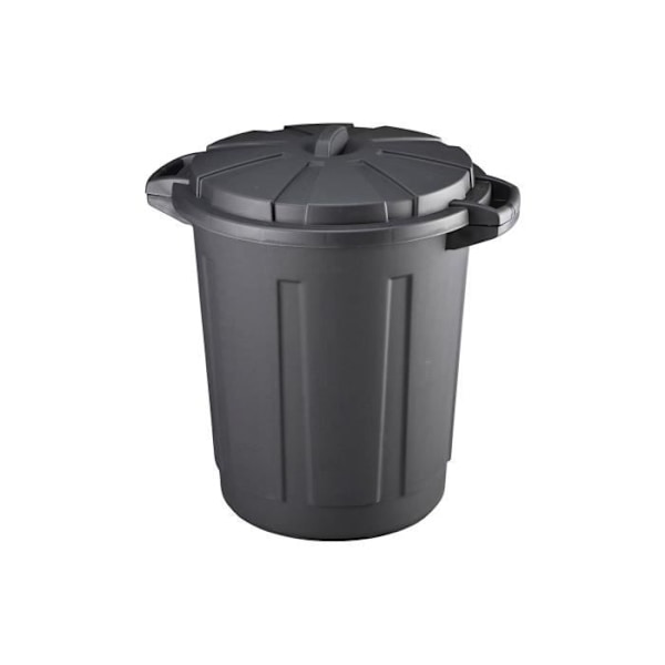 Sorteringsbeholder Sort 80 Liter Med Låg Mondex Svart
