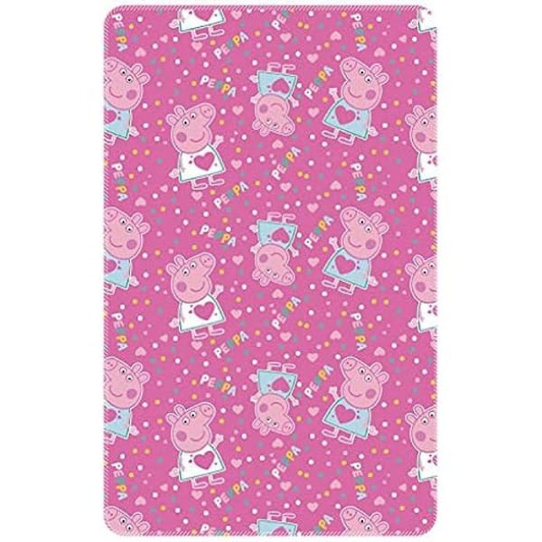 Täcke - ARDITEX - EONE-Peppa Pig - 150 x 95 cm - Coraline - Rosa Peppa gris