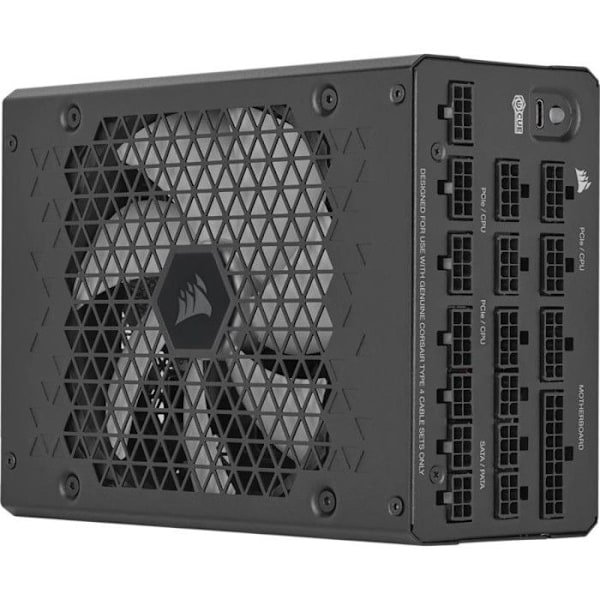 CORSAIR HXi-serie (2025) - HX1200i - 80 PLUS Platinum Sort