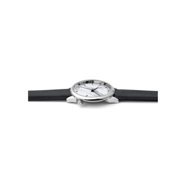 Klocka - Komono - ESTELLE MARMOR VIT - Svart Läder - Japanskt Kvarts - 36mm Svart vit