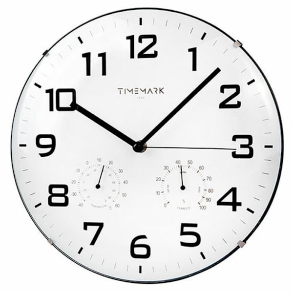 timemark digitalt vægur 28 x 28 cm