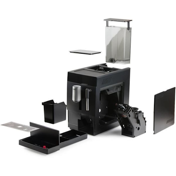 Automatisk espressomaskine med kværn - DOMO - DO1150K - 1350 W - 19 bar - 125 g kaffe - Sort Svart