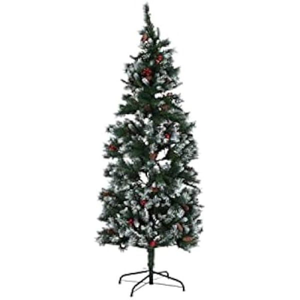 Julgran - DKD HEMINNREDNING - Standard - Grön - Metall och polyeten - 183 cm