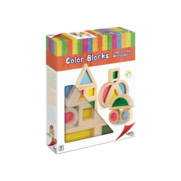 Cayro - Farvede blokke Beige