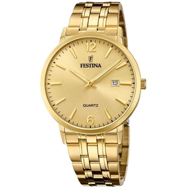 Ur - Festina - 20513 - Analog - Rustfrit stål - Guld Guld