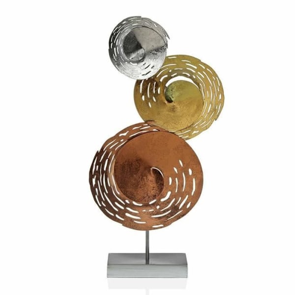 dekorativ figur versa metal (8,3 x 57,8 x 29,8 cm)