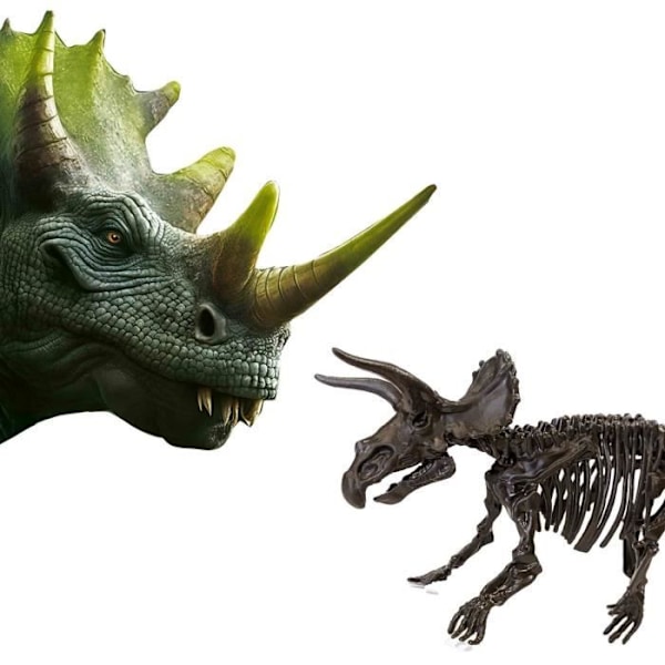 Dinosaurer og skeletudgravning 2-i-1 - Triceratops - SES CREATIVE Flerfärgad
