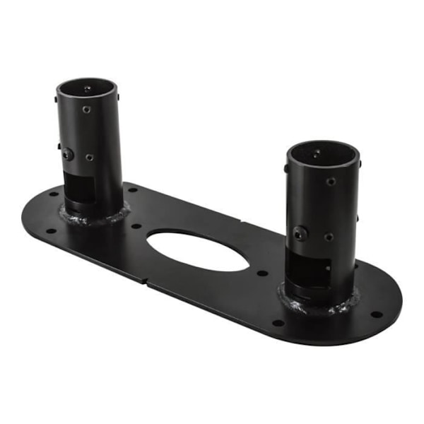 Monter komponent - B-TECH Professionel - BT7807 - Dobbeltpole plade - Robust stål - Sort