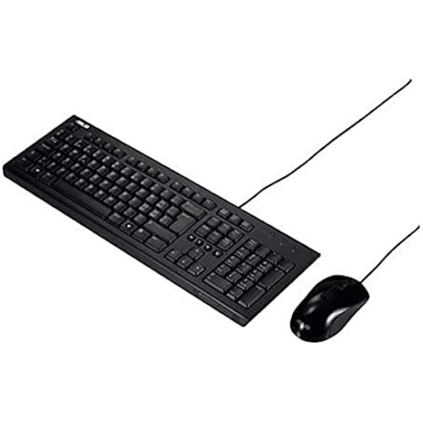 Näppäimistö ja hiiri - ASUS - U2000 - USB - Musta - Multimediaohjaimet - Langaton musta