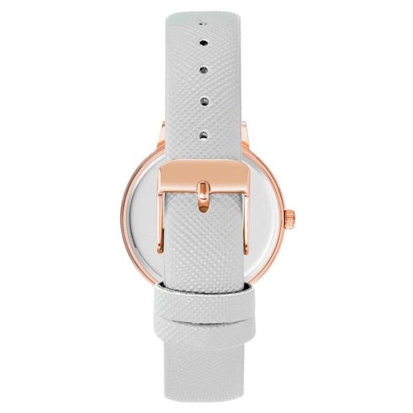 Kvindeur - Juicy Couture - JC1264RGWT - Kvarts - Læder - 38MM rosaguld vit/vit