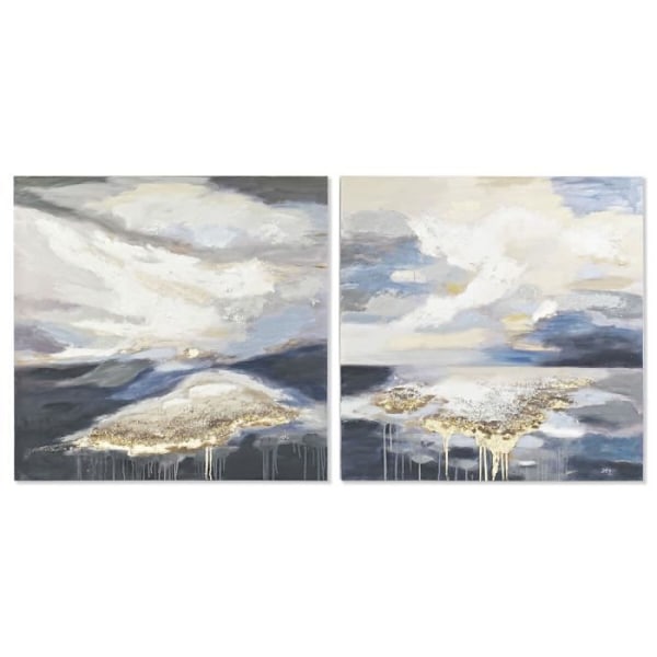 kehys 100 x 3,5 x 100 cm moderni abstrakti (2 kpl)