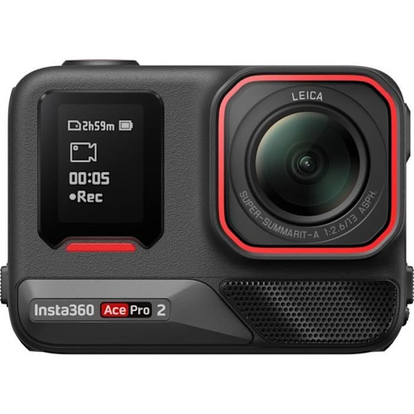 Pack Kamera Sport Insta360 Ace Pro 2 Sort + 2. batteri