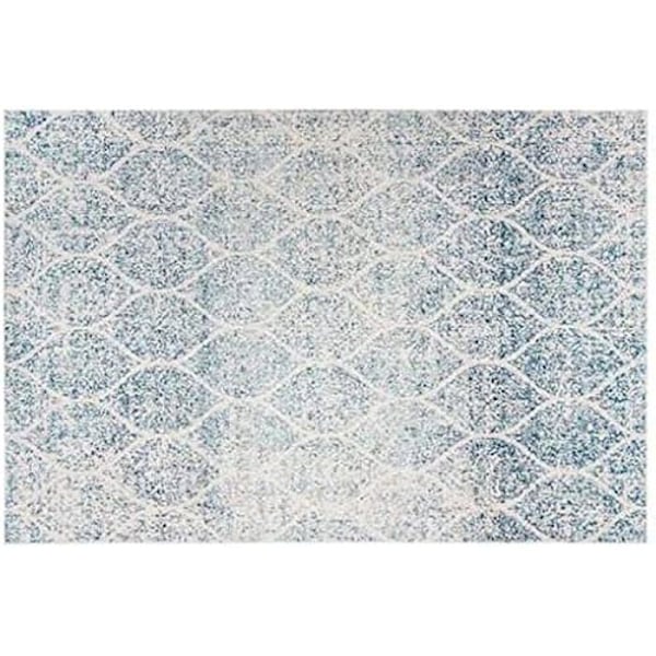 Tæppe - DKD Home Decor - Blå - Bomuld Chenille - 120 x 180 cm - Moderne Flerfärgad