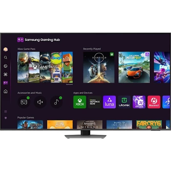 TV Neo QLED Samsung 55QN85D - TV Mini LED 55'' (140 cm) - 4K UHD 3840x2160 - HDR 10+ - Dolby Atmos - Smart TV - Gaming HUB - 4xHDMI