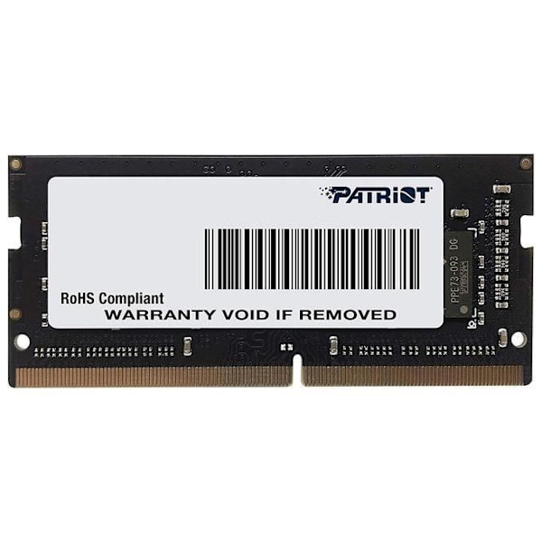 Patriot Memory Signature Series SODIMM DDR4 2666 MHz PC4-21300 8GB (1x8GB) C19-muistimoduuli - PSD48G266681S