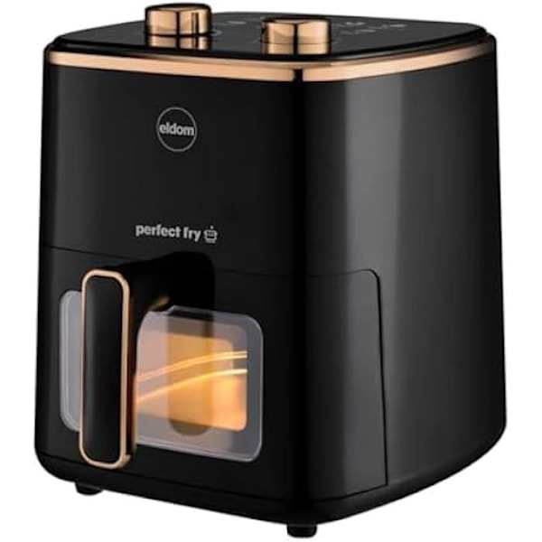 Varmluftsfritös - ELDOM - S9147350 - 5L - 1500 Watt - Justerbar temperatur 80-200°C