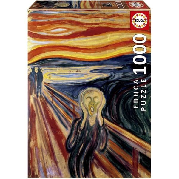 Pussel - EDUCA - Le Cri, Edvard Munch - 1000 bitar