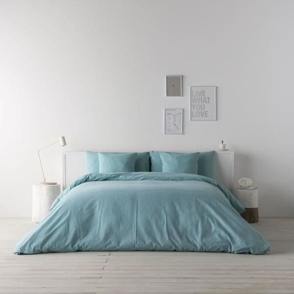 Hus nordisk - Naturals - Lino - Grøn - 150 x 220 cm - Moderne Skandinavisk Stil Grön