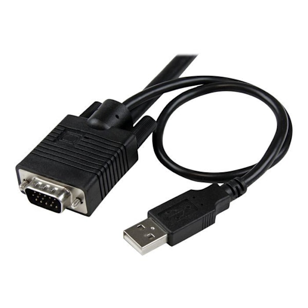 2-porttinen USB VGA KVM-kytkin - STARTECH - KVM-kytkin - USB-virtalähteellinen - Musta musta