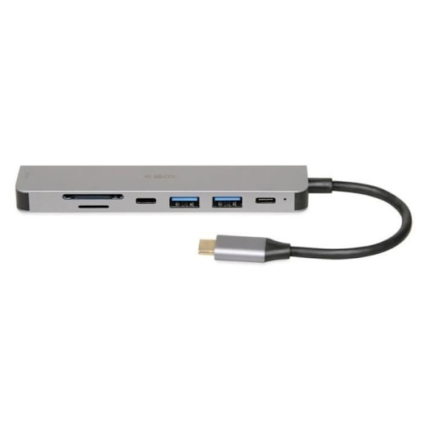 IBOX USB 3.2 Gen 1 (3.1 Gen 1) Type-C -asemakuulokkeella Power Delivery 100W Hopea - IUH3SL4K