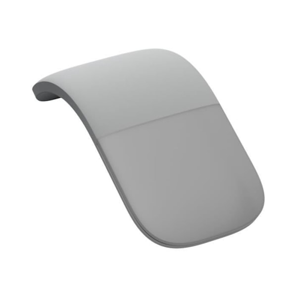 Microsoft Surface Arc Mouse 2-knaps optisk mus trådløs Bluetooth 4.0 lysegrå reklame Grå