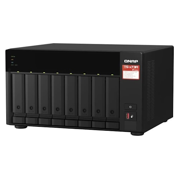 Lagerserver (NAS) - QNAP - TS-873A-8G - 2,5 GbE AMD Ryzen quad-core