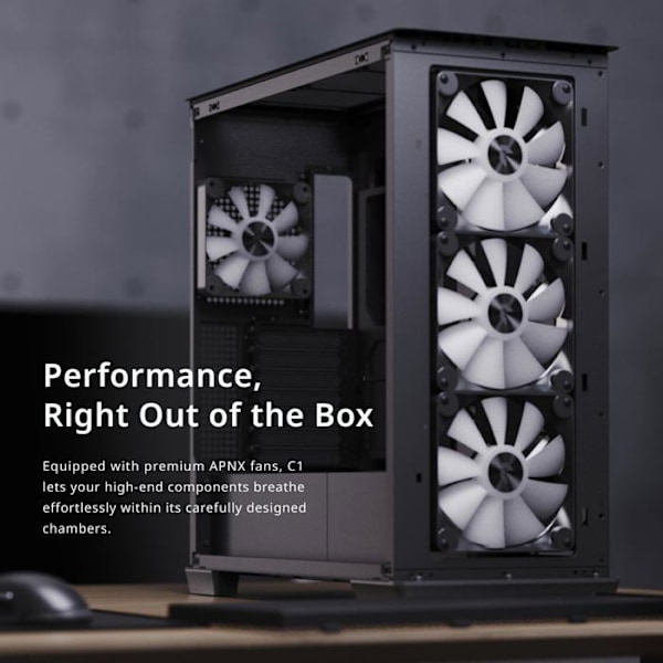 APNX Medium Tower ATX-Gehus