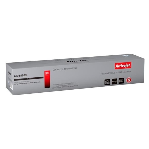 Tonerpatron - Activejet - ATO-B430N - Kompatibel Sort - 7000 sider - 1 stk.