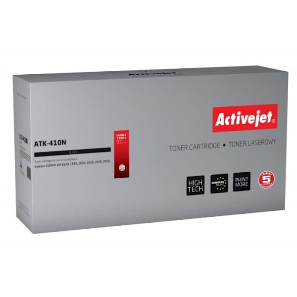 Tonerpatron - Activejet - ATK-410N - Kompatibel - Sort - 15000 sider