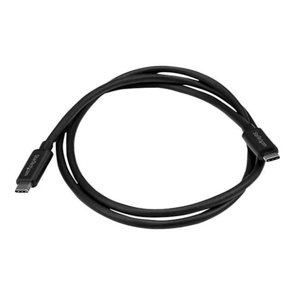 STARTECH USB 3.1 USB-C - USB-C-kaapeli 1 m - USB C - Mies / Mies - Musta