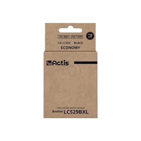 Musta mustepatruuna Actis KB-529BK 58 ml Taloudellinen Brother DCP-J200:lle