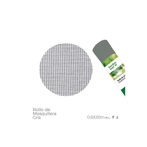 Fönstermoskito nät - GENERISK - 0,60x30mts - PVC-belagd glasfiber