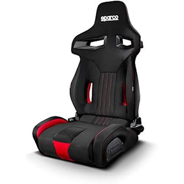 Racersæde - SPARCO - 009011NRRS - Farve Sort - Nem installation - Overlegen kvalitet Svart