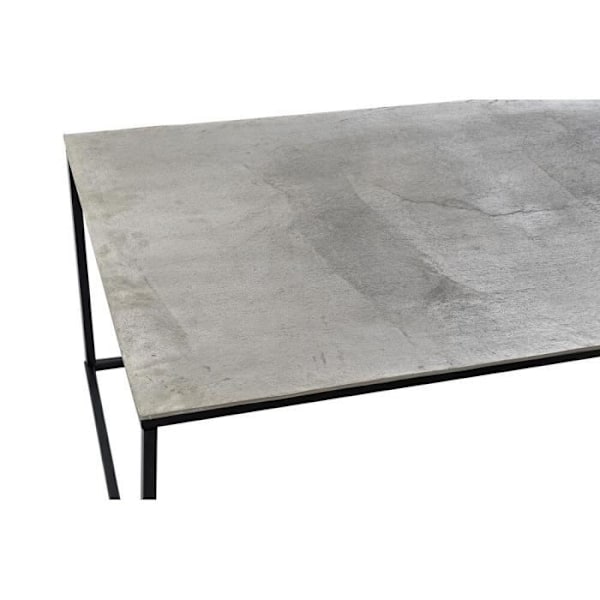 Sofabord - vare hjem - moderne stil grå, sort træ, aluminium - metal - 111,7 cm