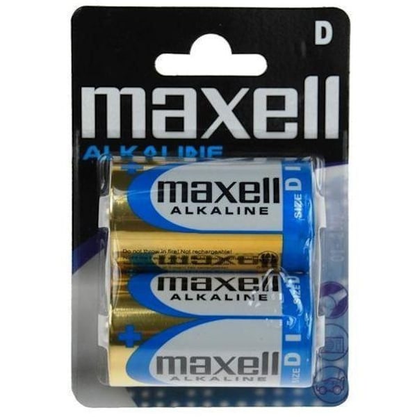 MAXELL Paristo LR20 x 2 - Alkalinen