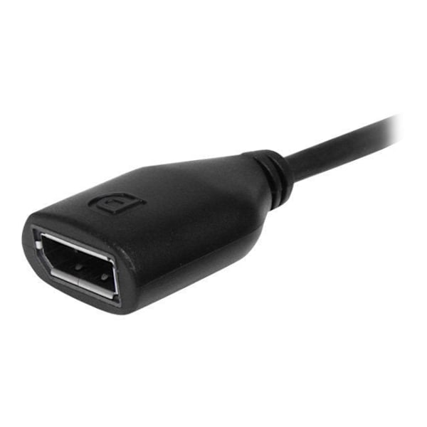 Mini DisplayPort - DisplayPort - STARTECH.COM - 15 cm - Uros/Nainen - Musta