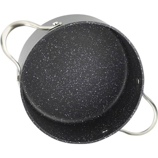 Fagor SAVIA 28 Gryta i Granit, Diameter 28 cm, Med glaslock, Gryta i Smidda Aluminium