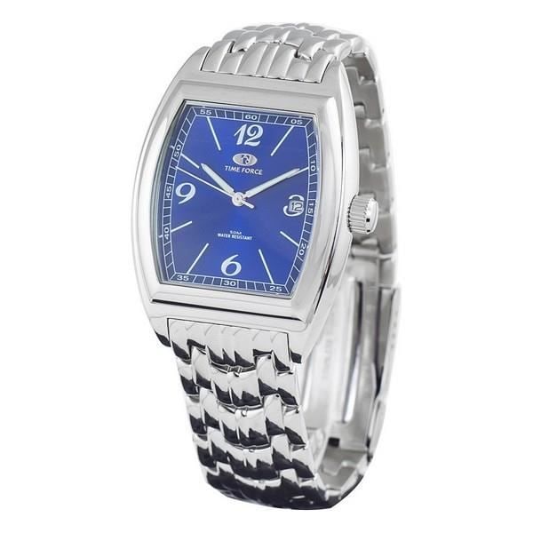 Ure - Time Force - TF1822J-01M - Stål - Sort - 38 mm - Vandtæthed 5 Atm Svart
