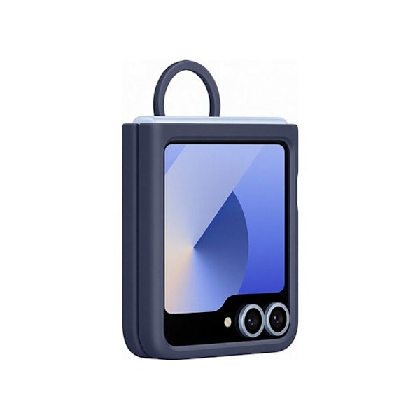 Coque - Samsung - Galaxy Z Flip 6 - Silikon - Mörkblå - Optimal skydd Nattblått