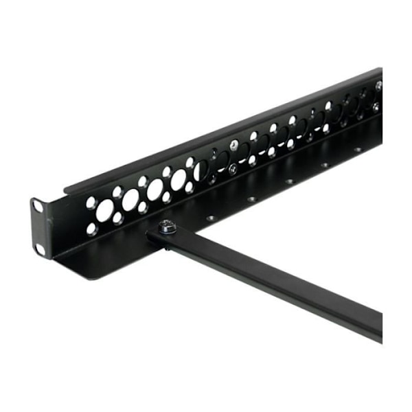 Universal faste skinner til 1U 19" serverrack - STARTECH - Justerbar dybde - 25 kg Maks.