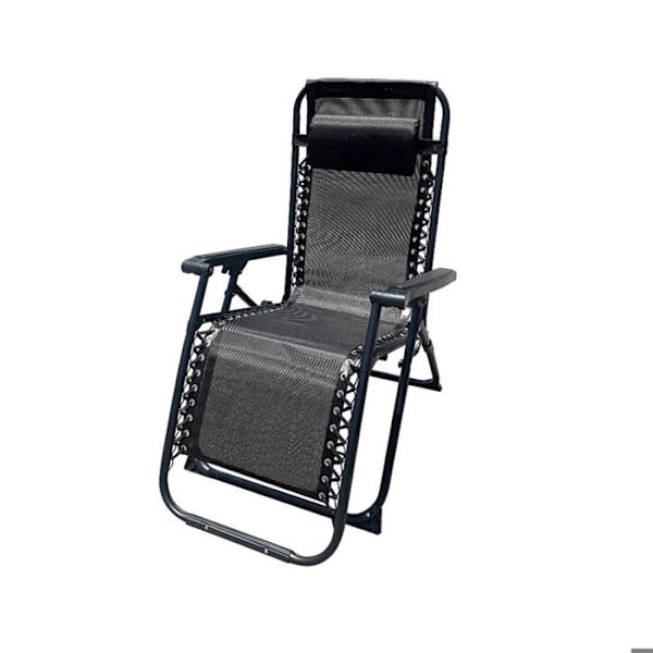 Fällbar Chaise Longue för Utomhusbruk 90 x 108 x 66 cm Blå - Marbueno