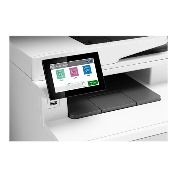Multifunktionel Printer - HP - Laserjet Color MFP M480f - Laser - A4 - 29 ppm farve Hvid, Sort