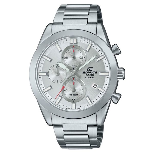 Casio Ur - Unisex - EFB-710D-7AVUEF - Sølv Rustfrit stål - 41mm - 10mm - 10 bar - 135g Pengar