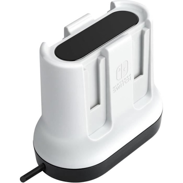 Oplader - PDP - Til 2 par Joy-Con controllere til Nintendo Switch - Hvid hvid
