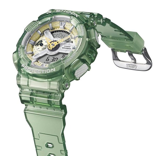 Klocka - Casio - GMA-S120GS-3AER - Kvarts - Analog - Grönt plastband Grön