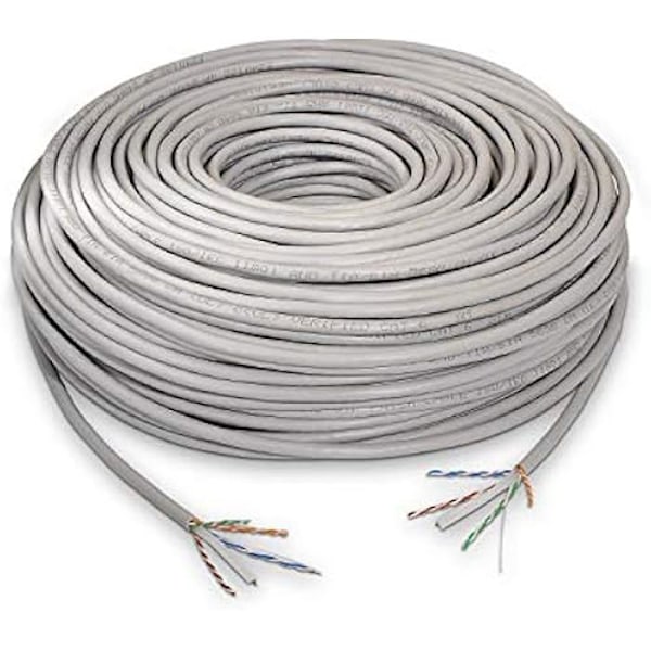 AISENS A135 – 0261 RJ45 verkkokaapeli (jäykkä, 100 m) – Harmaa