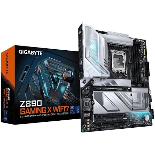 Emolevy - GIGABYTE - Z890 GAMING X WIFI7 - USB4 - LAN 2.5 GbE - Wi-Fi 7/Bluetooth 5.3